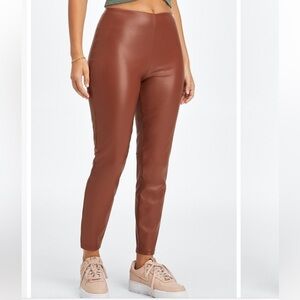 NWT Fabletics Vegan Leather High-Waisted Legging